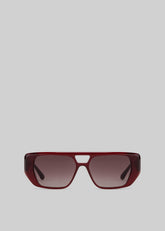 Karen Wazen x TFS Frankie Sunglasses - Burgundy