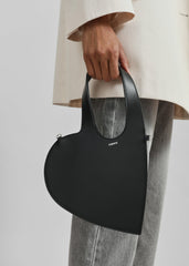 Coperni Crossbody Baby Heart Tote Bag - Black