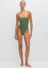 Matteau Petite Square Maillot - Safari Crinkle