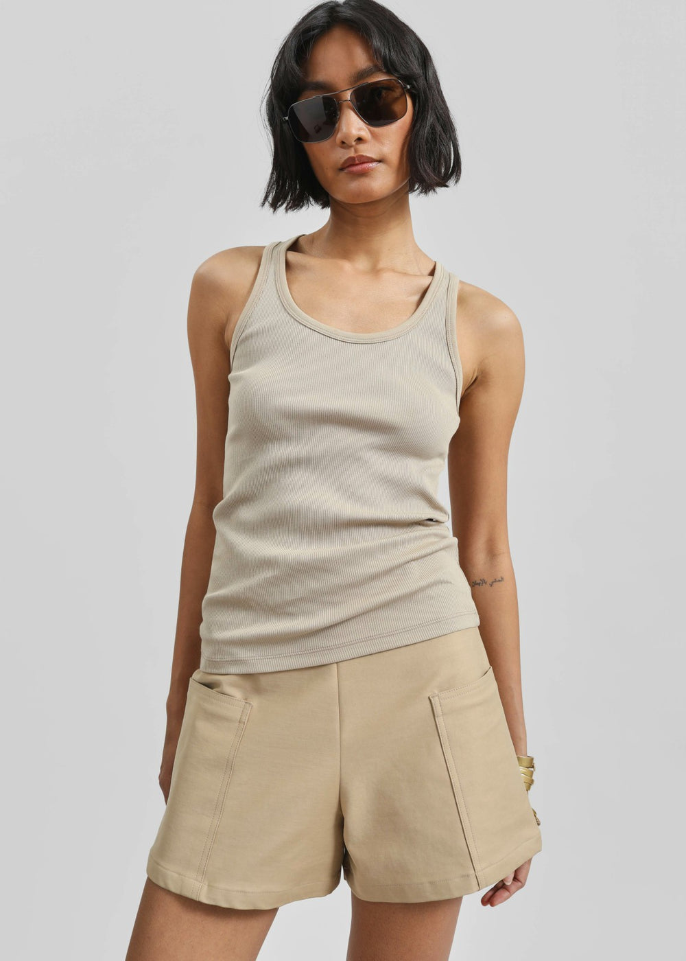Elson Tank Top - Beige
