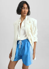 Bastia Lace Lined Shorts - Blue