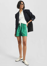 Bastia Lace Lined Shorts - Green