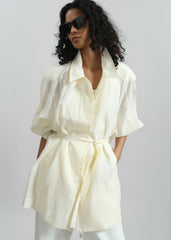 Noema Sheer Light Jacket - Ivory