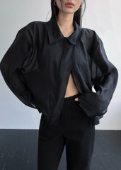 Soller Sheer Jacket - Black
