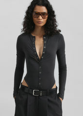 Zadie Bodysuit - Charcoal