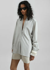 Alven Belted Shirt - Stone