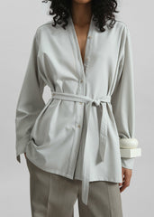 Alven Belted Shirt - Stone