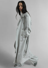 Veyron Silk Trench - Grey