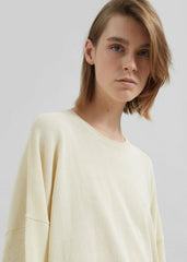 Basel Crew Neck Sweater - Pale Yellow