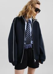 Nayen Zip-Up Jacket - Navy