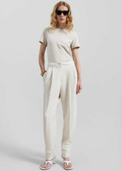 Dina Pleated Trousers - Cream