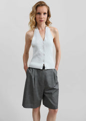 Himi Knit Halter Top - Stone