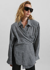 Varberg Padded Shirt - Black Plaid
