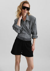 Varberg Padded Shirt - Black Plaid
