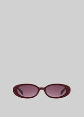 Karen Wazen Olivia Sunglasses - Burgundy