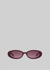 Karen Wazen Olivia Sunglasses - Burgundy