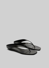 Loulou de Saison Coda Nappa Leather Sandals - Black