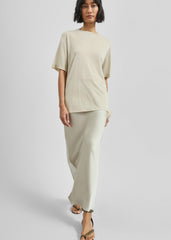 Samsøe Samsøe Saagneta Long Skirt - Agate Gray