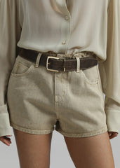 Kiso Denim Shorts - Cement