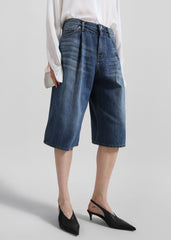 Kendon Denim Bermuda Shorts - Medium Wash