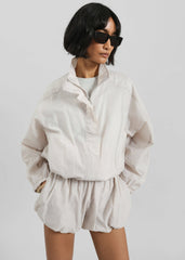 Vaila Sheer Jacket - Stone