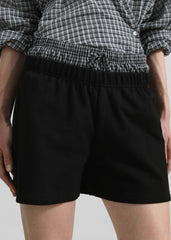 Cressy Double Waistband Shorts - Black