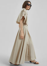 Everset Trench Dress - Beige