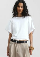 Noya Dolman Sleeve Tee - White