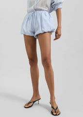 Vaila Balloon Shorts - Sky Blue