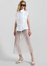 Rowley Utility Vest - White