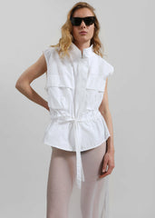 Rowley Utility Vest - White