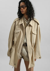Toran Cargo Jacket - Beige