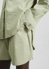 Lui Boxer Shorts - Green Stripe