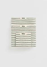 Tekla Towel - Racing Green Stripes