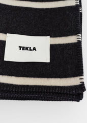 Tekla Lambswool Blanket - Starling Stripes