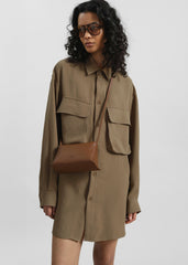Carbis Cargo Shirt Dress - Camel