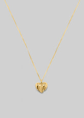 Completedworks Small Heart Locket Necklace - Gold