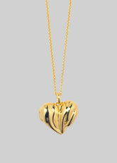 Completedworks Heart Locket Pendant Necklace - Gold