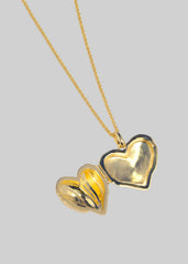 Completedworks Heart Locket Pendant Necklace - Gold