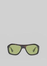 Port Tanger Gray Sunglasses - Myrrh Acetate/Olive Lens