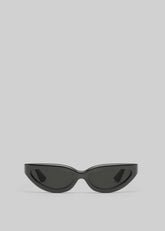 Port Tanger Fanna Sunglasses - Black Acetate/Black Lens
