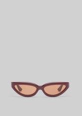 Port Tanger Fanna Sunglasses - Carmesi Acetate/Tobacco Lens
