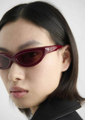 Port Tanger Fanna Sunglasses - Carmesi Acetate/Tobacco Lens
