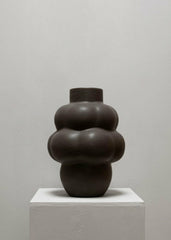 Louise Roe Ceramic Balloon Vase 04 - Mud Brown