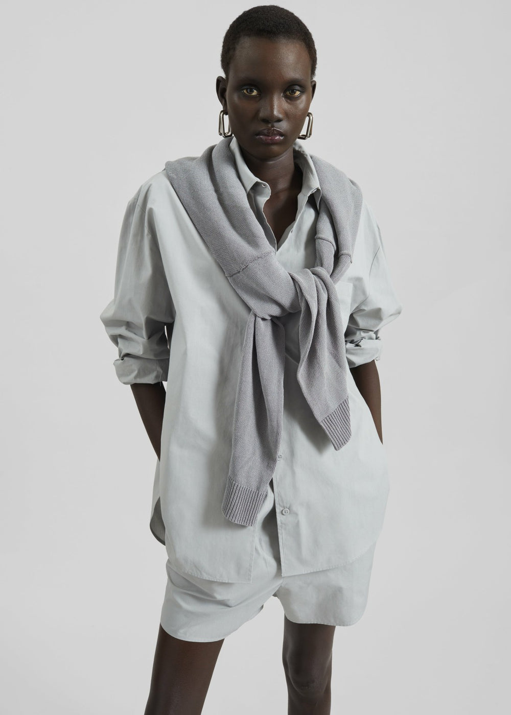 Lui Organic Cotton Shirt - Ice