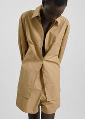 Lui Organic Cotton Shirt - Sahara