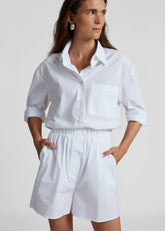 Lui Organic Cotton Boxer Short - White