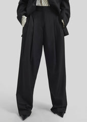 Gelso Pleated Trousers - Black