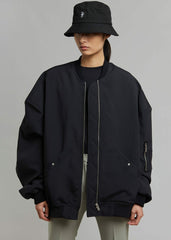Lumi Bomber Jacket - Black