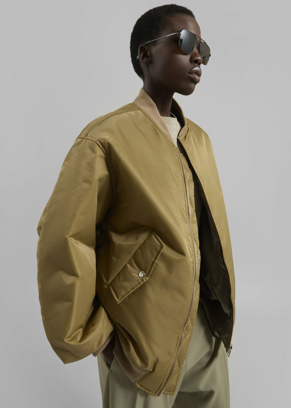 Astra Bomber Jacket - Olive